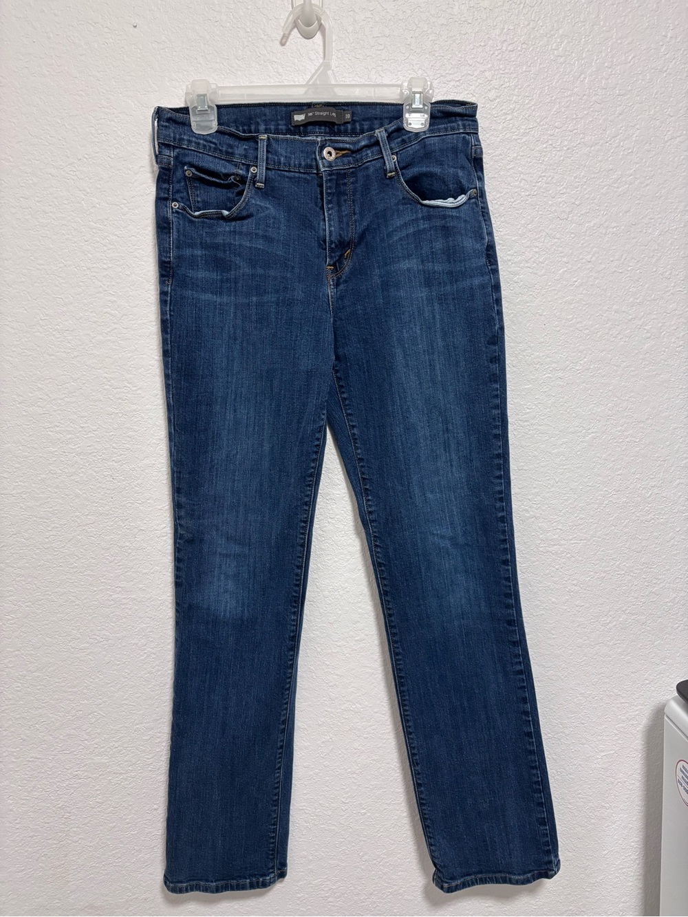 Levi’s Women’s Dark Blue Straight Leg Jeans 505